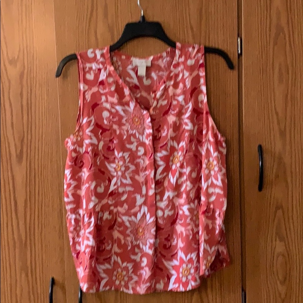 Loft sleeveless blouse